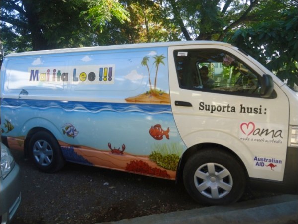 MAMA Mobile Library hits the streets in Dili!