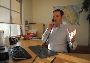 Paul with Radio Australia