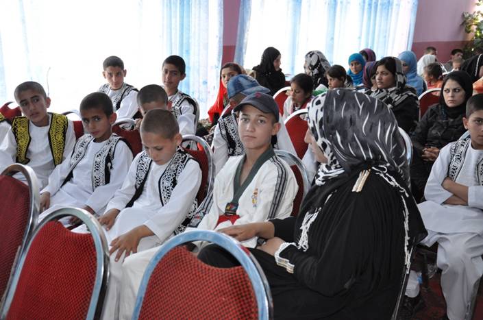 Children at the opening ceremony.